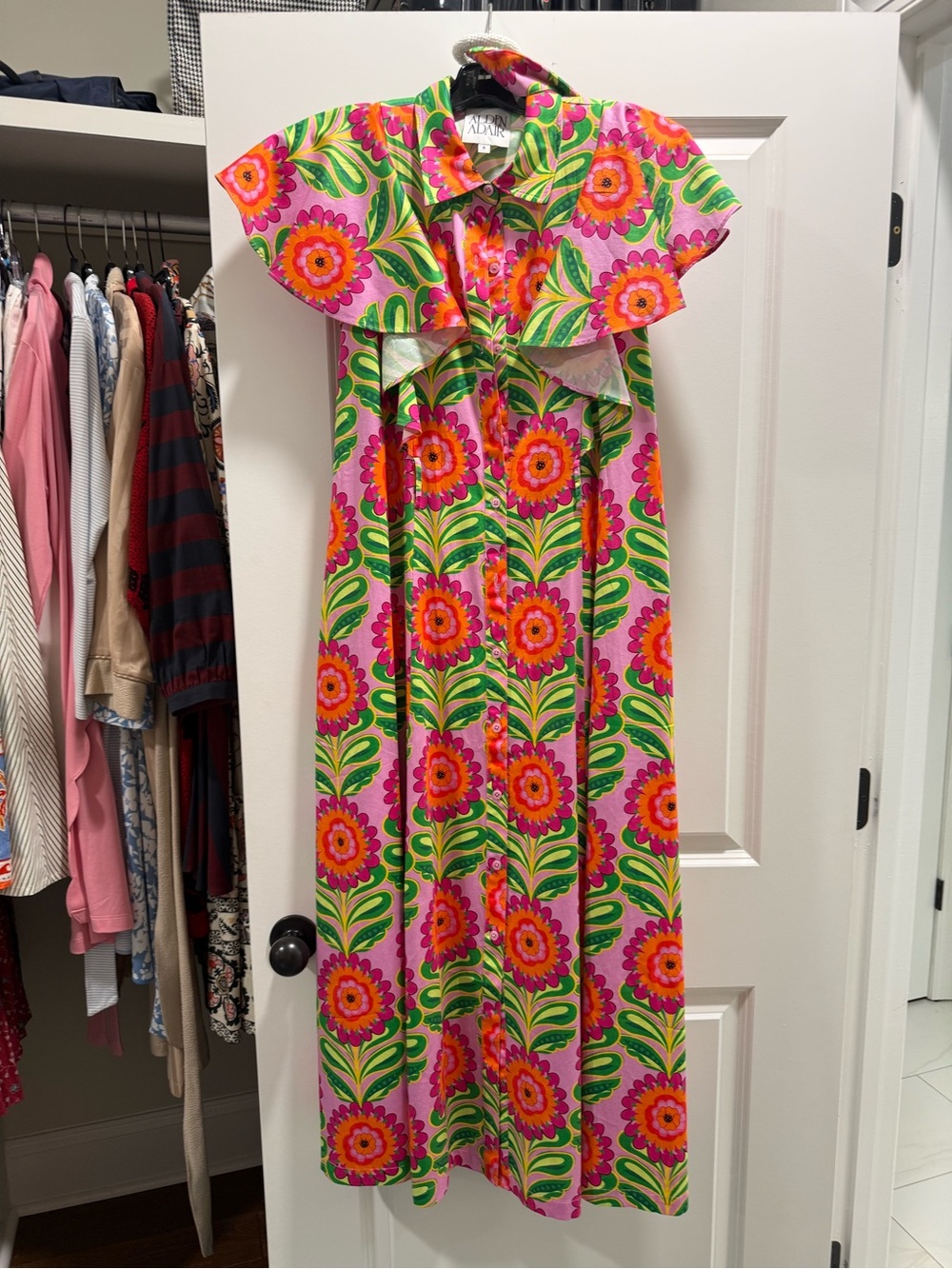 Alden Adair Rose Maxi Dress, New without Tags, Small - Picture 2 of 6